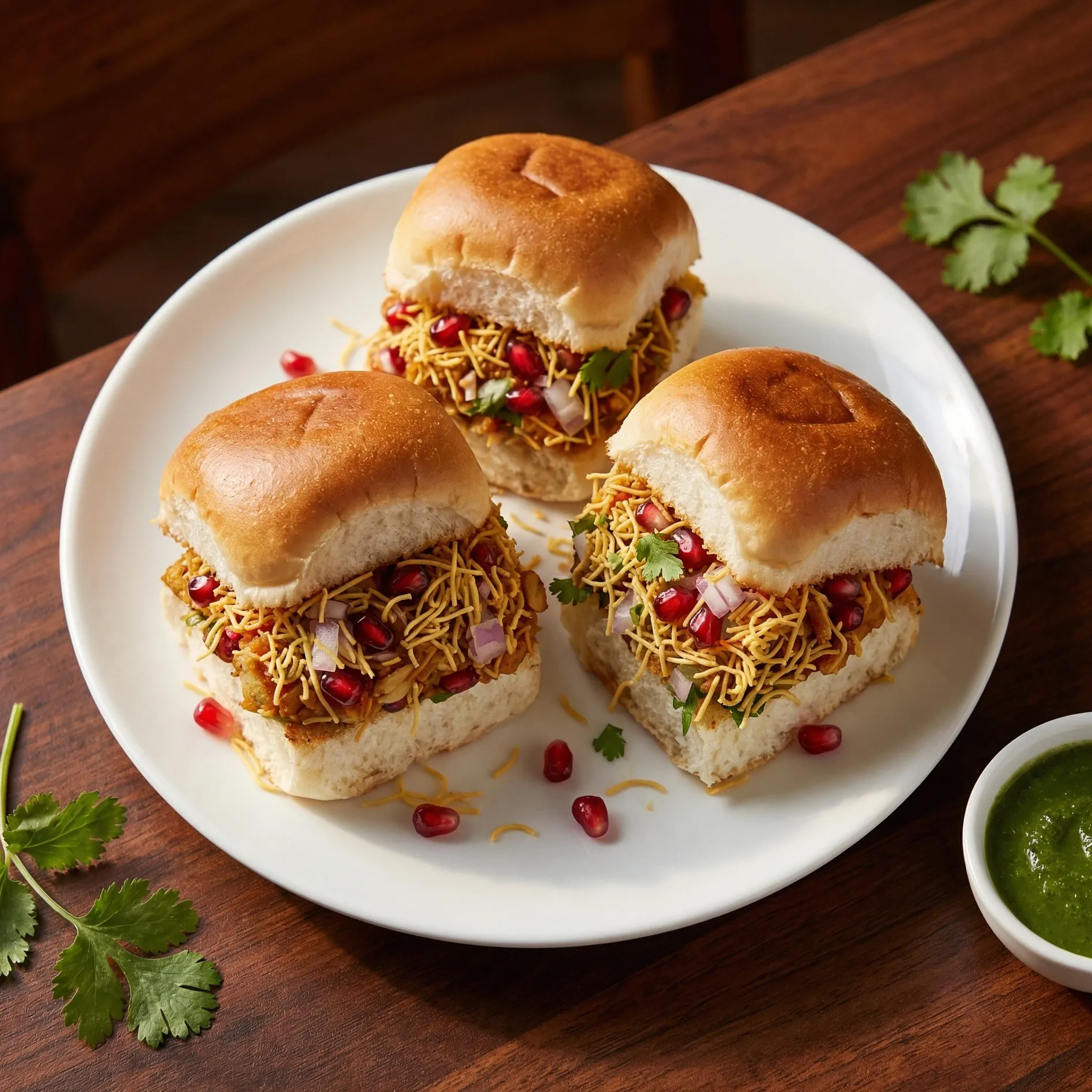 Dabeli - Gujarati street food specialty at The Gully Bites Winnipeg